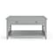 Alaterre Furniture 36 X 22 X 18, Pine with Composite Wood Top, Gray ANCT1340 - alternate 4
